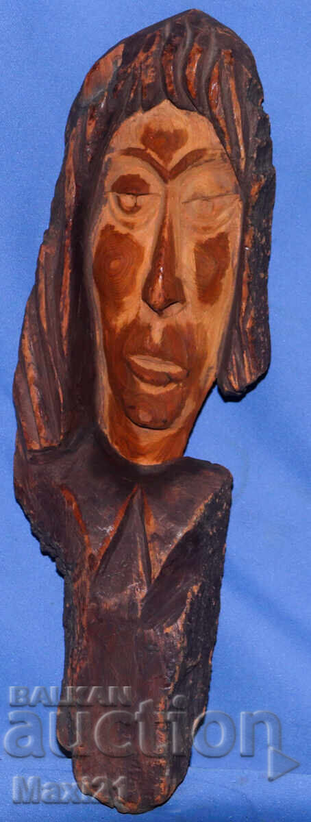 Hand-carved wooden figurine, wall decoration Hand-carved wooden figurine, wall decoration