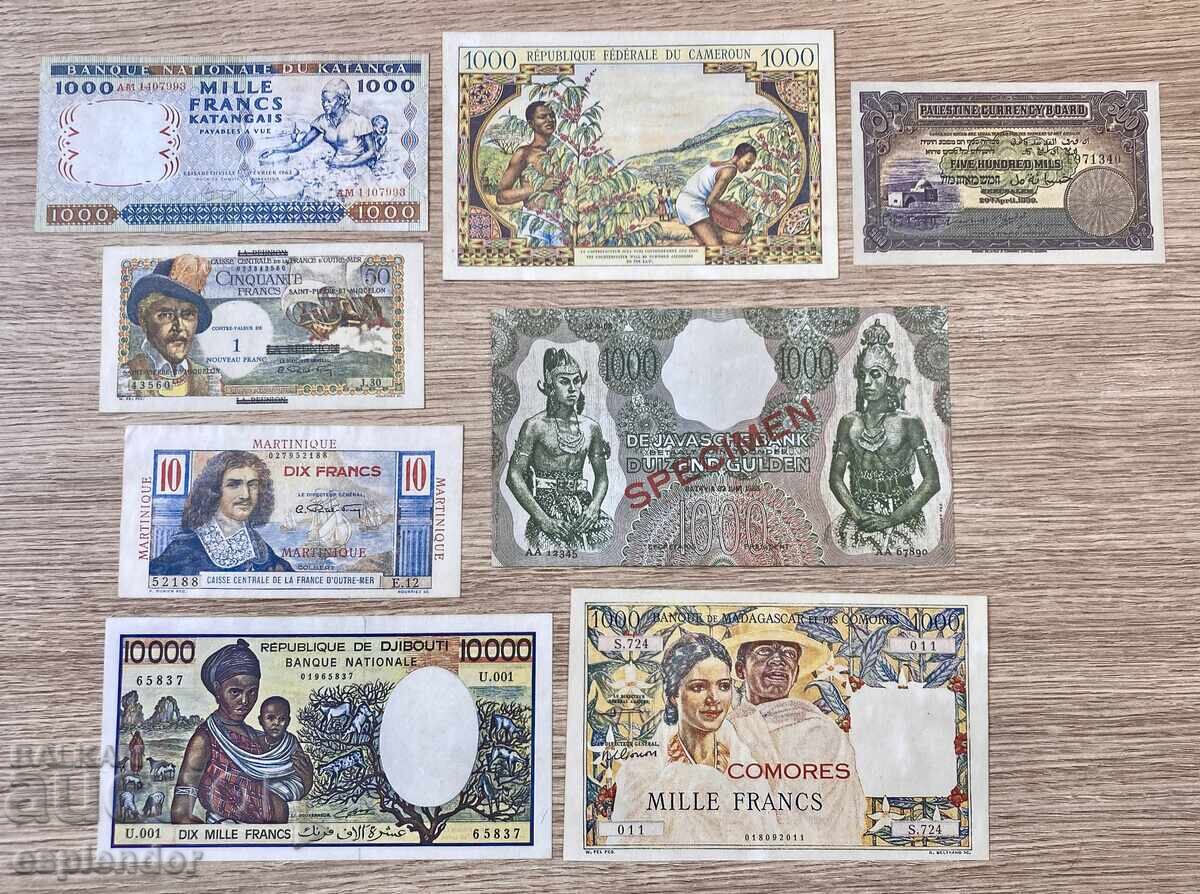 Replicas from 1 pc.: Katanga, Cameroon, Martinique, Java, etc Replicas from 1 pc.: Katanga, Cameroon, Martinique, Java, etc