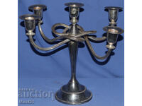 Vintage silver-plated candlestick