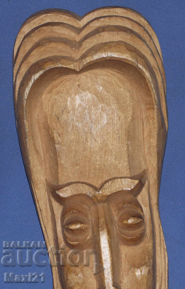 Auction  Hand-carved wooden figurine, wall decoration