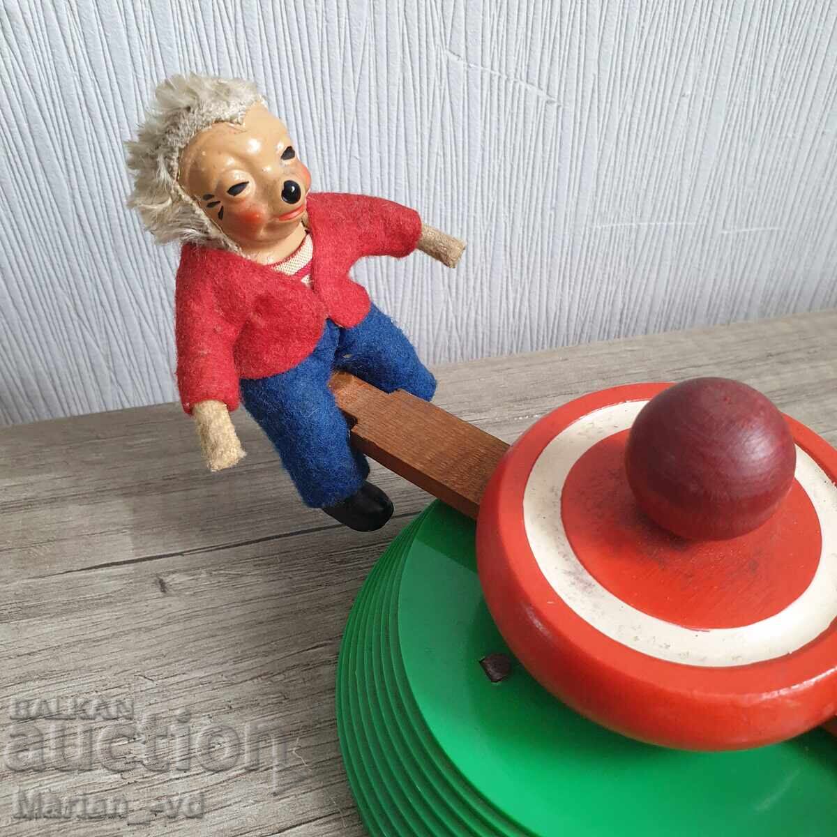 Δημοπρασία Ρετρό παιχνίδι σκαντζόχοιρος με μηχανισμό κουρδίσματος, περιστρεφόμενο, λειτουργικό