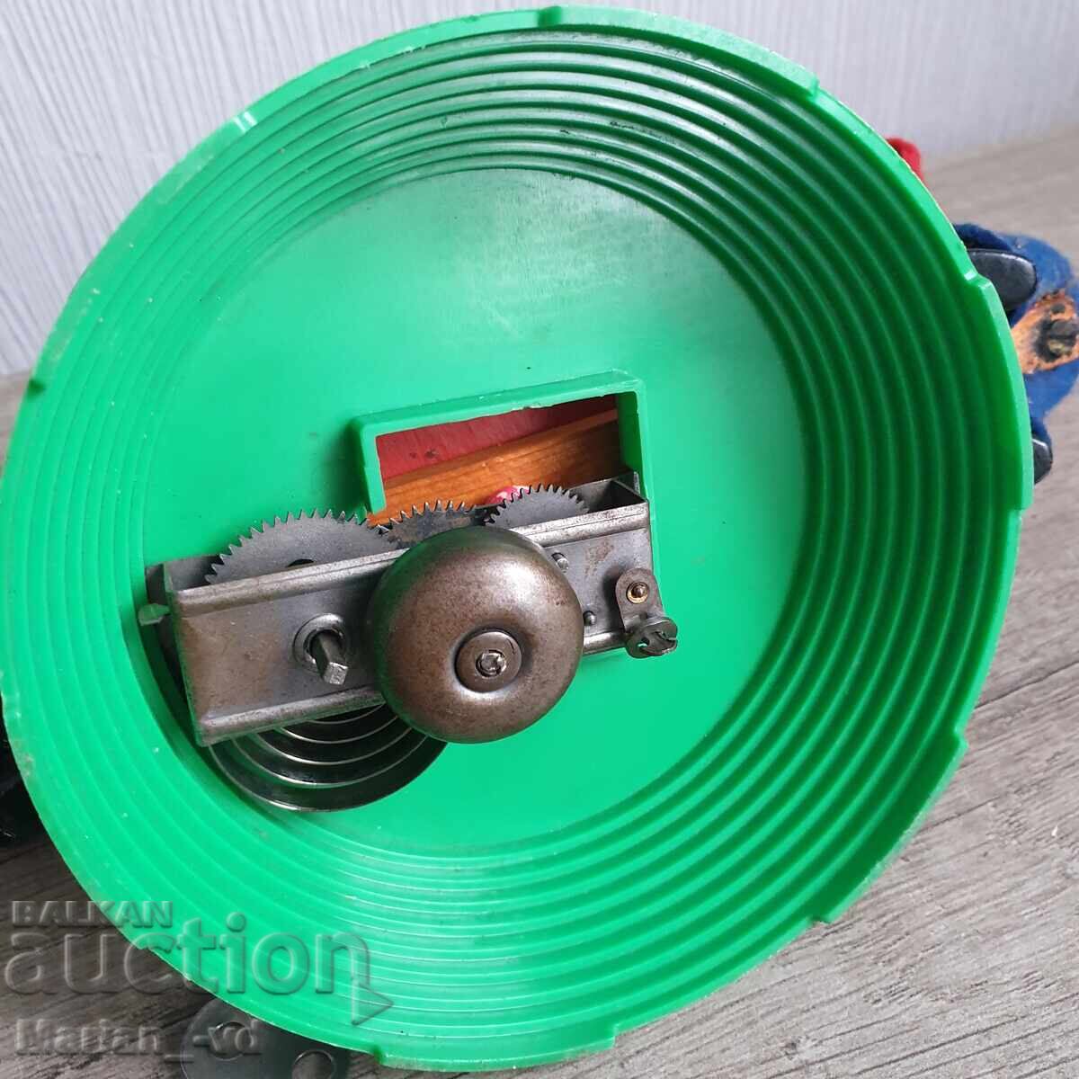 Ρετρό παιχνίδι σκαντζόχοιρος με μηχανισμό κουρδίσματος, περιστρεφόμενο, λειτουργικό - 5