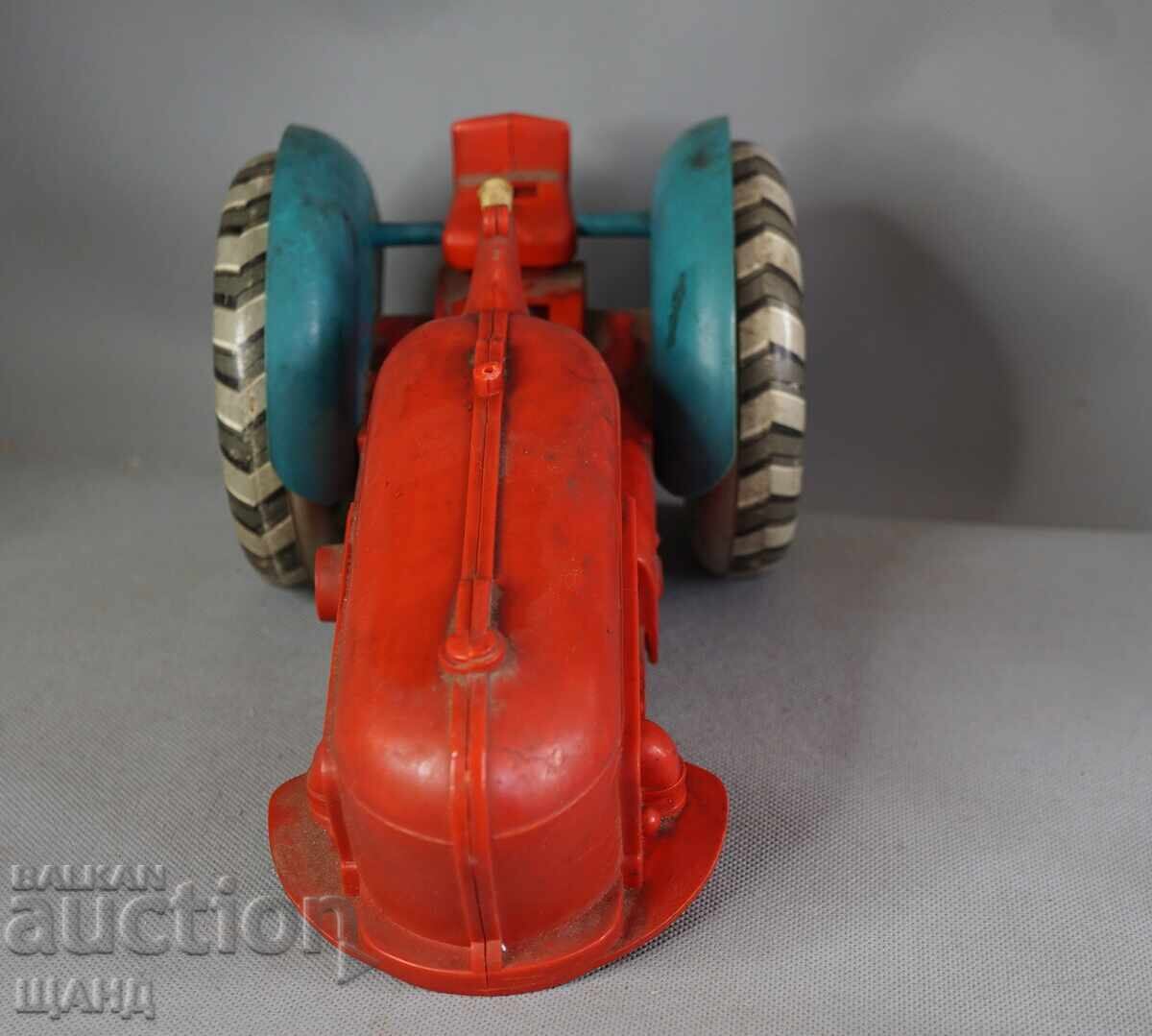 Old Russian large plastic toy model tractor with price 15.35 BGN | € 7.85