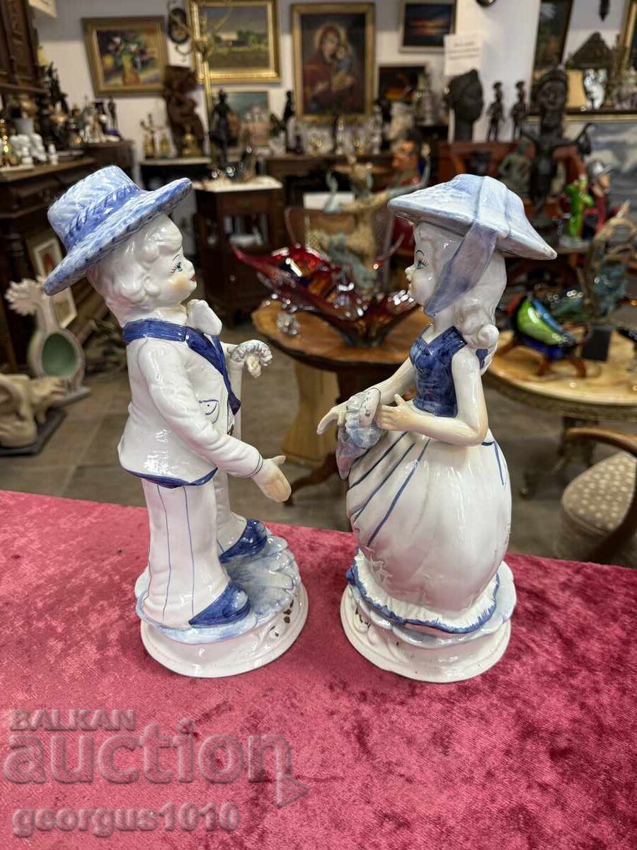 Pair of Italian porcelain figures No. 7482 with price 80.00 BGN | € 40.90