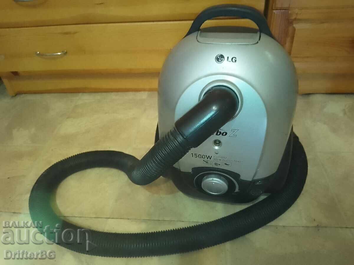 Ηλεκτρική σκούπα LG με ποτενσιόμετρο χωρίς σωλήνα 1500 W με τιμή 16.50 BGN | € 8.44 Ηλεκτρική σκούπα LG με ποτενσιόμετρο χωρίς σωλήνα 1500 W με τιμή 16.50 BGN | € 8.44