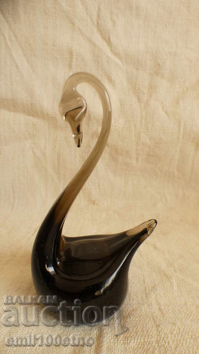 Swan Figure - Handcrafted Glass
