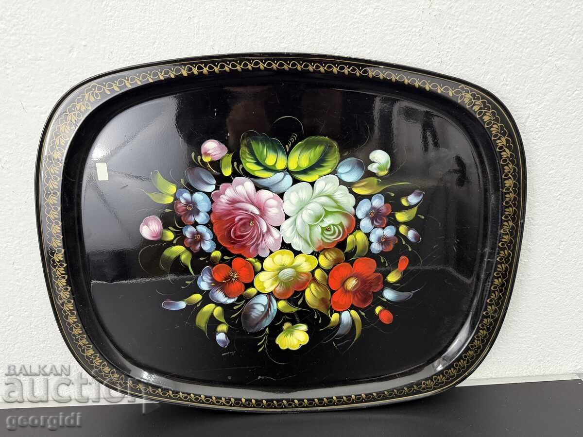 Μεγάλος ζωγραφιστός μεταλλικός δίσκος. Νο. 7489 με τιμή 50.00 BGN | € 25.56