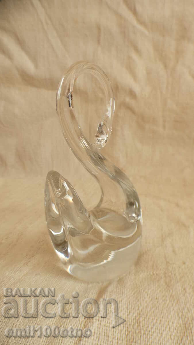 Delivery of Swan Figure - Handcrafted Glass