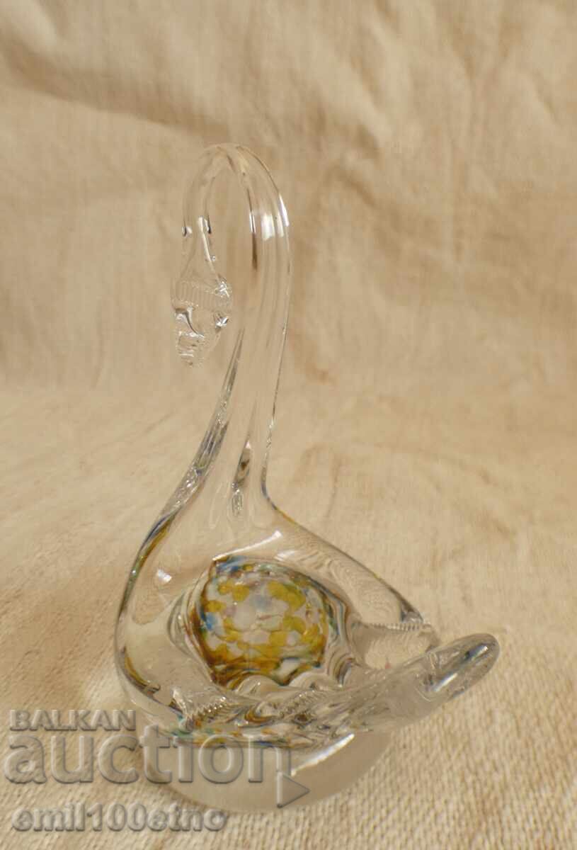 Delivery of Swan Figure - Handcrafted Glass