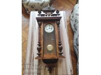 Large German Wall Clock GUSTAV BECKER WORKING