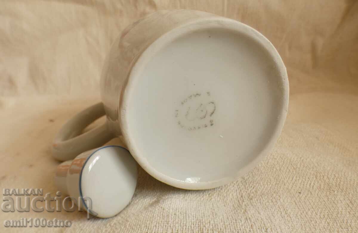 Кана стар български порцелан Дянко Стефанов Разград - 6 Кана стар български порцелан Дянко Стефанов Разград - 6