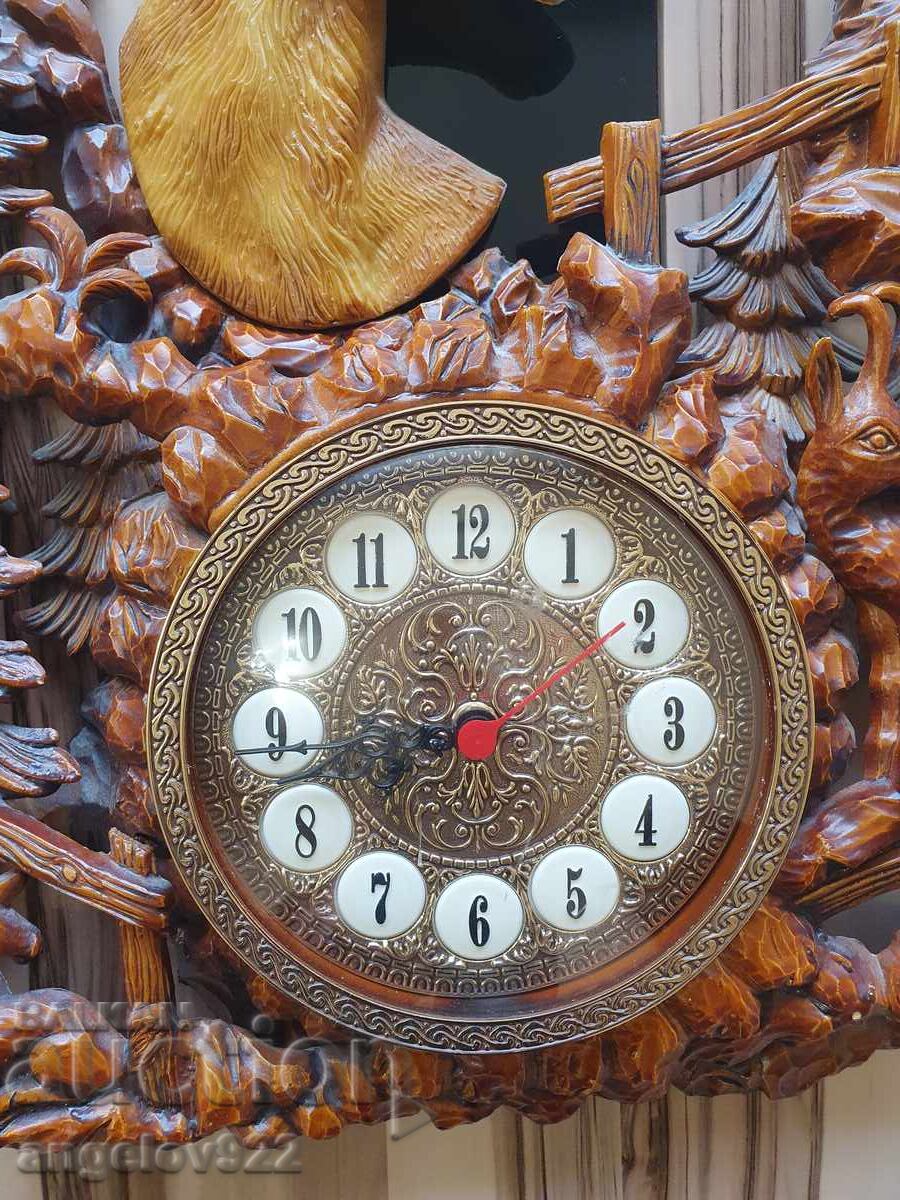 Auction JUNGHANS German Wall Clock WORKING Auction JUNGHANS German Wall Clock WORKING