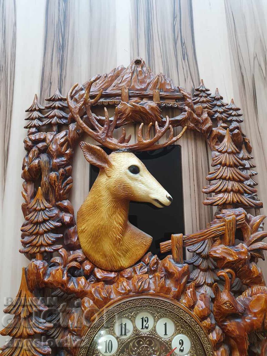 Delivery of JUNGHANS German Wall Clock WORKING Delivery of JUNGHANS German Wall Clock WORKING