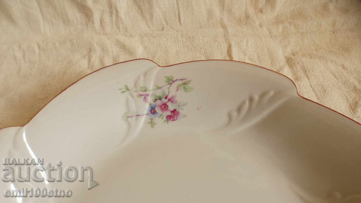 Голяма чиния фруктиера салатиера порцелан Китка Нови Пазар с цена 17.00 лв. | € 8.69