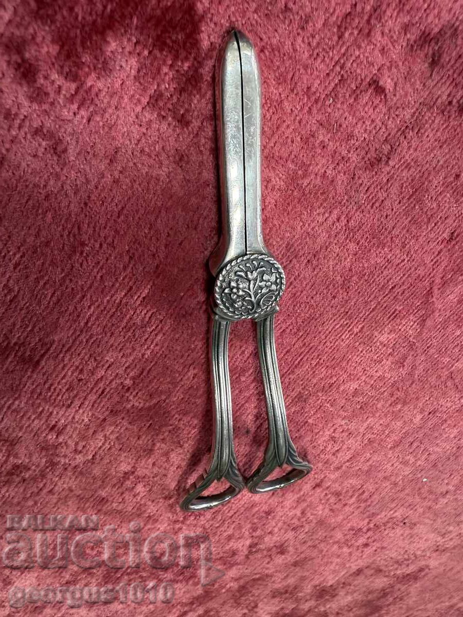 Auction  Silver-plated grape shears No. 7484