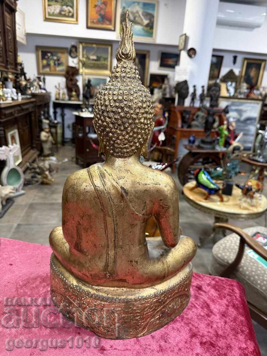 Large Bronze Buddha Statue No. 7488 - 5