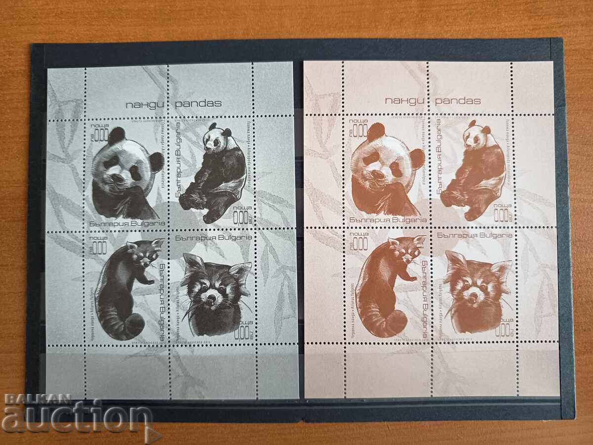 Souvenir block "Pandas" from 2010, No. 4949 from the catalog Souvenir block "Pandas" from 2010, No. 4949 from the catalog