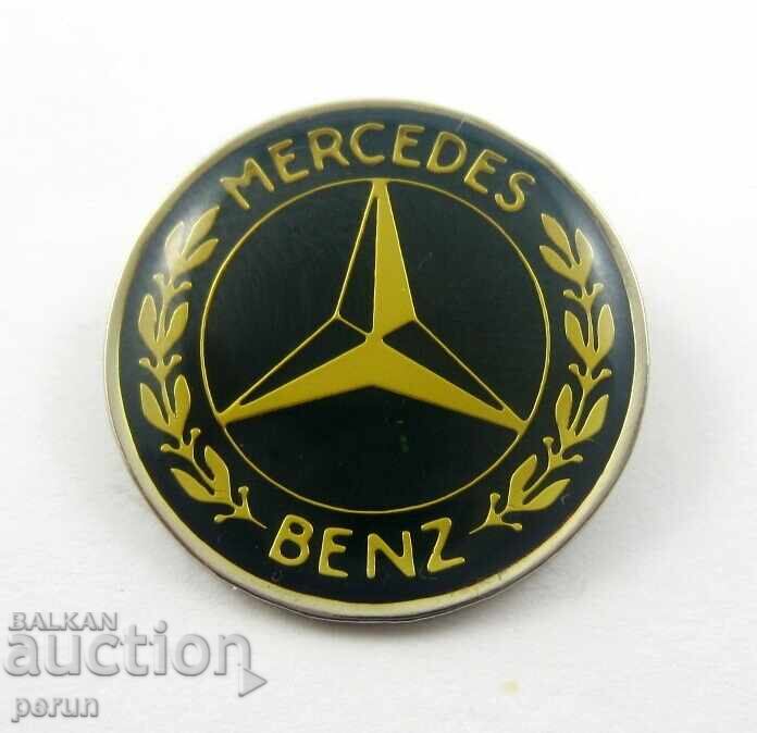 Γερμανική διαφημιστική κονκάρδα - Αυτοκίνητα Mercedes Benz - Λογότυπο με τιμή 13.99 BGN | € 7.15