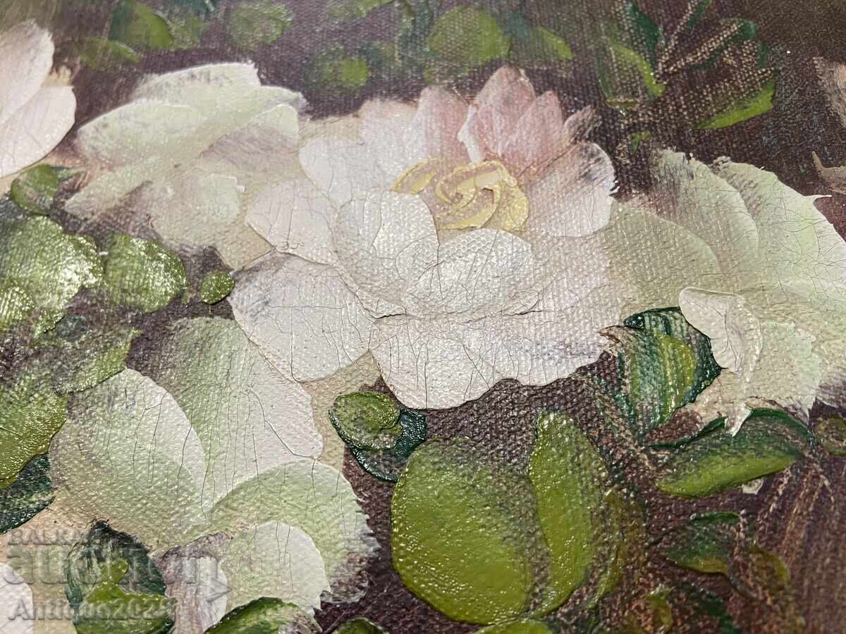 Trandafiri albi într-o vază de aur (Irene Lok) - 7