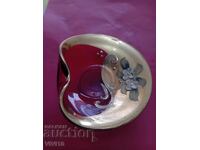 Farfurie veche, scrumieră Murano