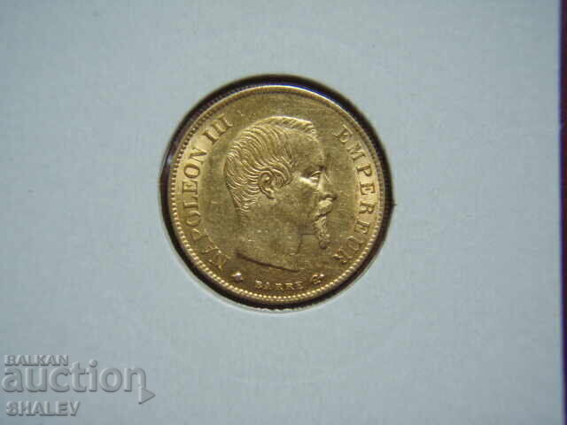 10 Franci 1860 BB Franța (10 franka Frantsiya) /2 - AU (zlato) - 5