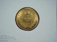 10 Franci 1860 BB Franța (10 franka Frantsiya) /2 - AU (zlato)