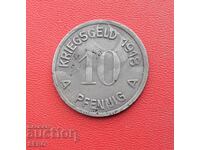 Γερμανία-S.Rhine-Westphalia-Lüdenscheid-10 Pfennig 1918