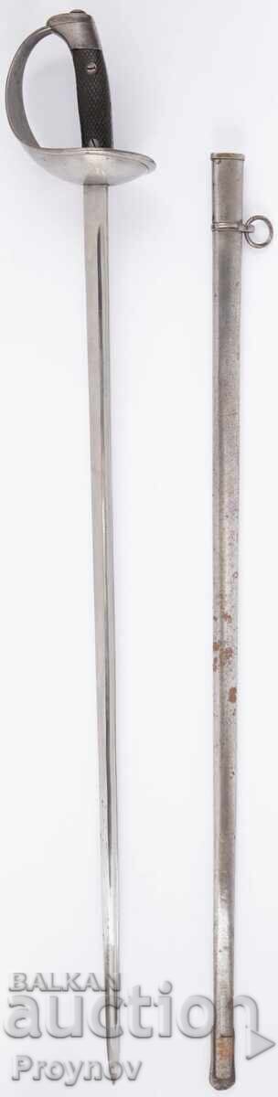 Spain, infantry saber, forged in Toledo, late 18th century with price 850.00 BGN | € 434.60
