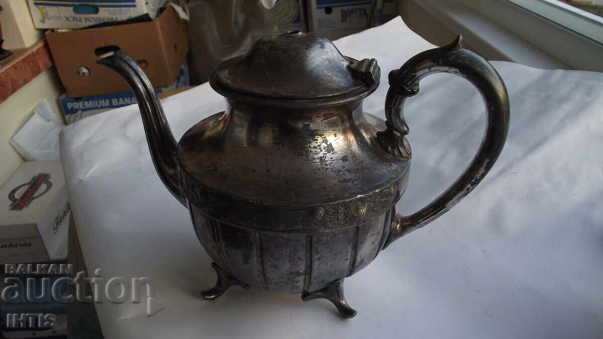 TEA Kettle Set - Silver Plated - England - from 0.01 st - 6 TEA Kettle Set - Silver Plated - England - from 0.01 st - 6