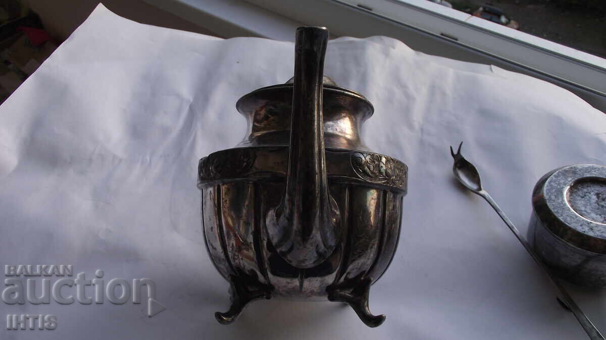 TEA Kettle Set - Silver Plated - England - from 0.01 st - 7 TEA Kettle Set - Silver Plated - England - from 0.01 st - 7