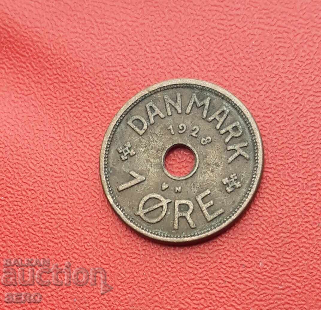 Denmark - 1 Ore 1928