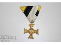 Medalie de bronz pentru X ani de serviciu. Boris al III-lea cu panglică