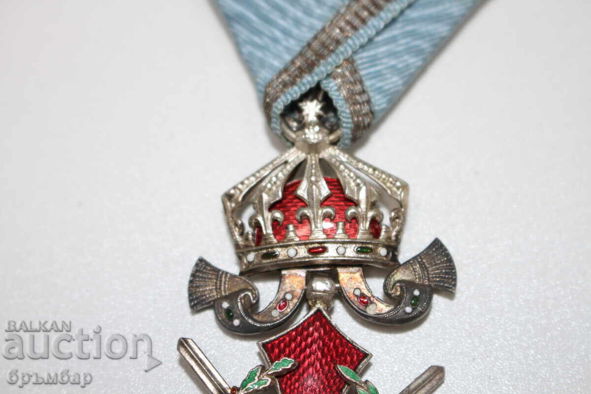 Παράδοση Τάγμα "ΓΙΑ ΣΤΡΑΤΙΩΤΙΚΗ ΑΞΙΑ" 5ης τάξης, με κορώνα