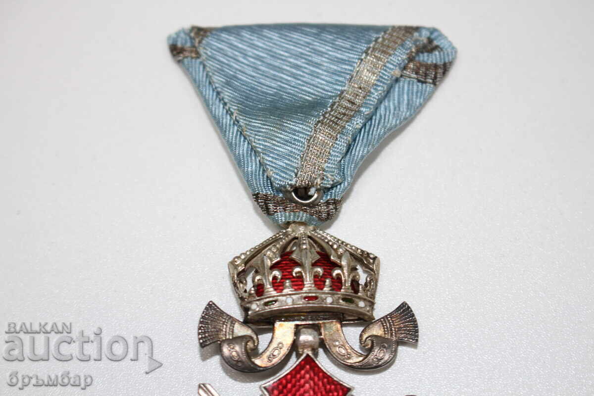 Τάγμα "ΓΙΑ ΣΤΡΑΤΙΩΤΙΚΗ ΑΞΙΑ" 5ης τάξης, με κορώνα - 6