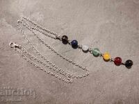 Necklace, natural stones, chakras 70s 14.10.25