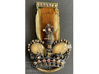 41915 Μπρόσκα σε σχήμα κορώνας από τη δεκαετία του '30