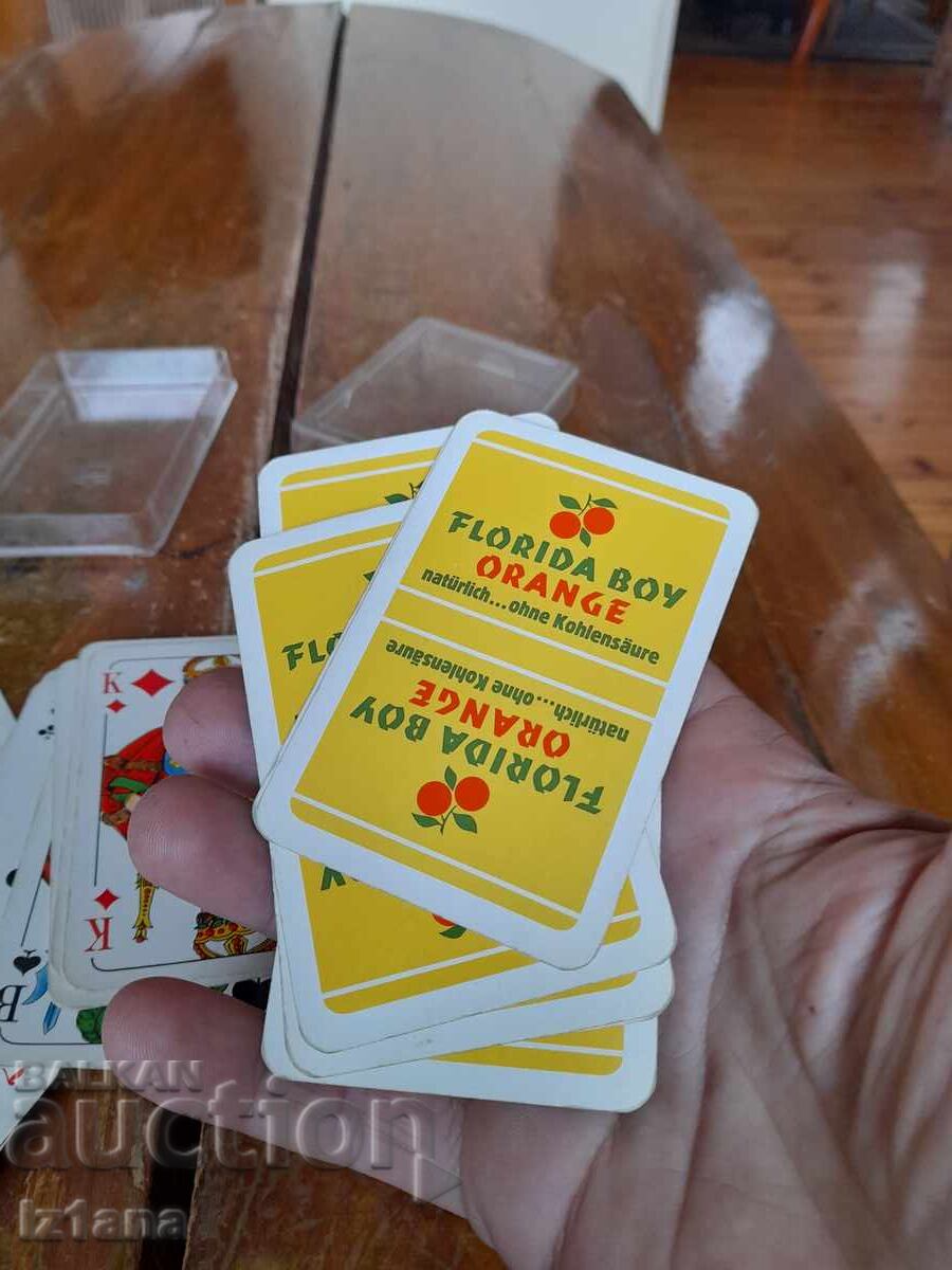 Auction  Old Florida Boy Orange Playing Cards