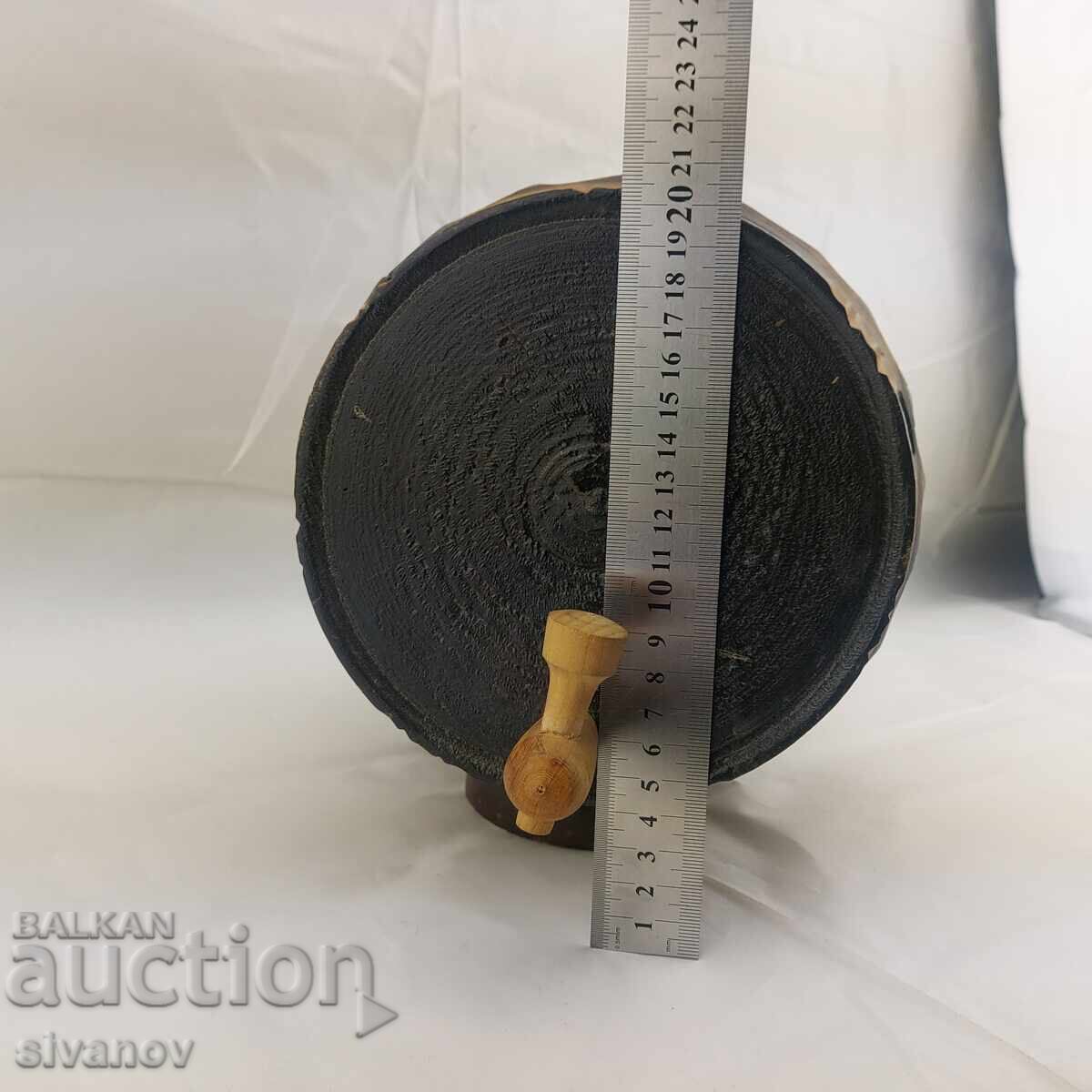 Old decorative small barrel cask for rakia #2549 - 5