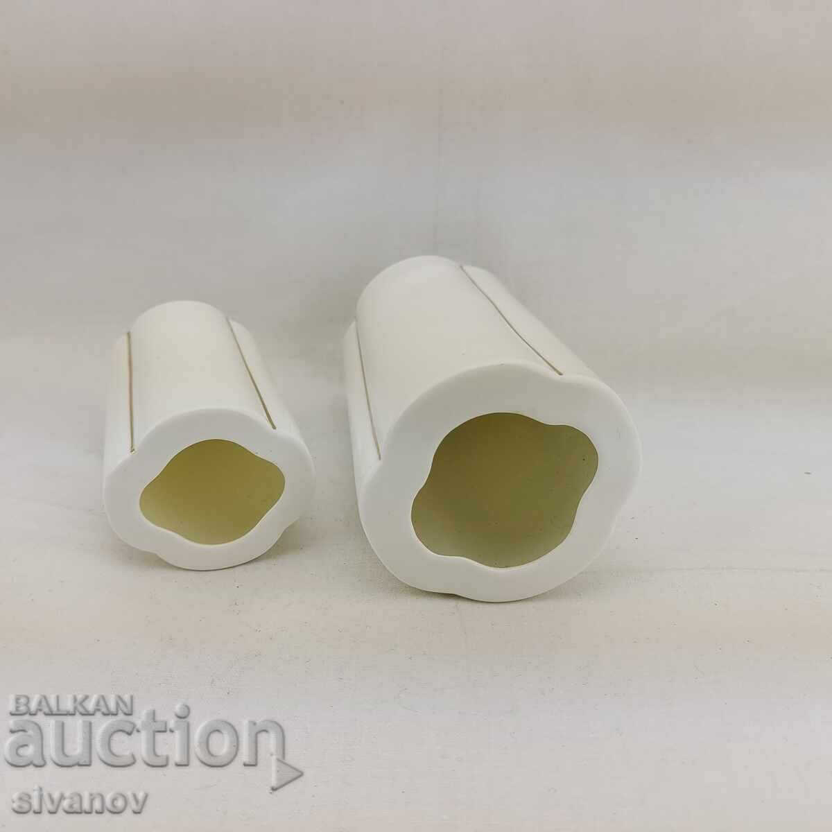 Two old porcelain vases #2554 - 5