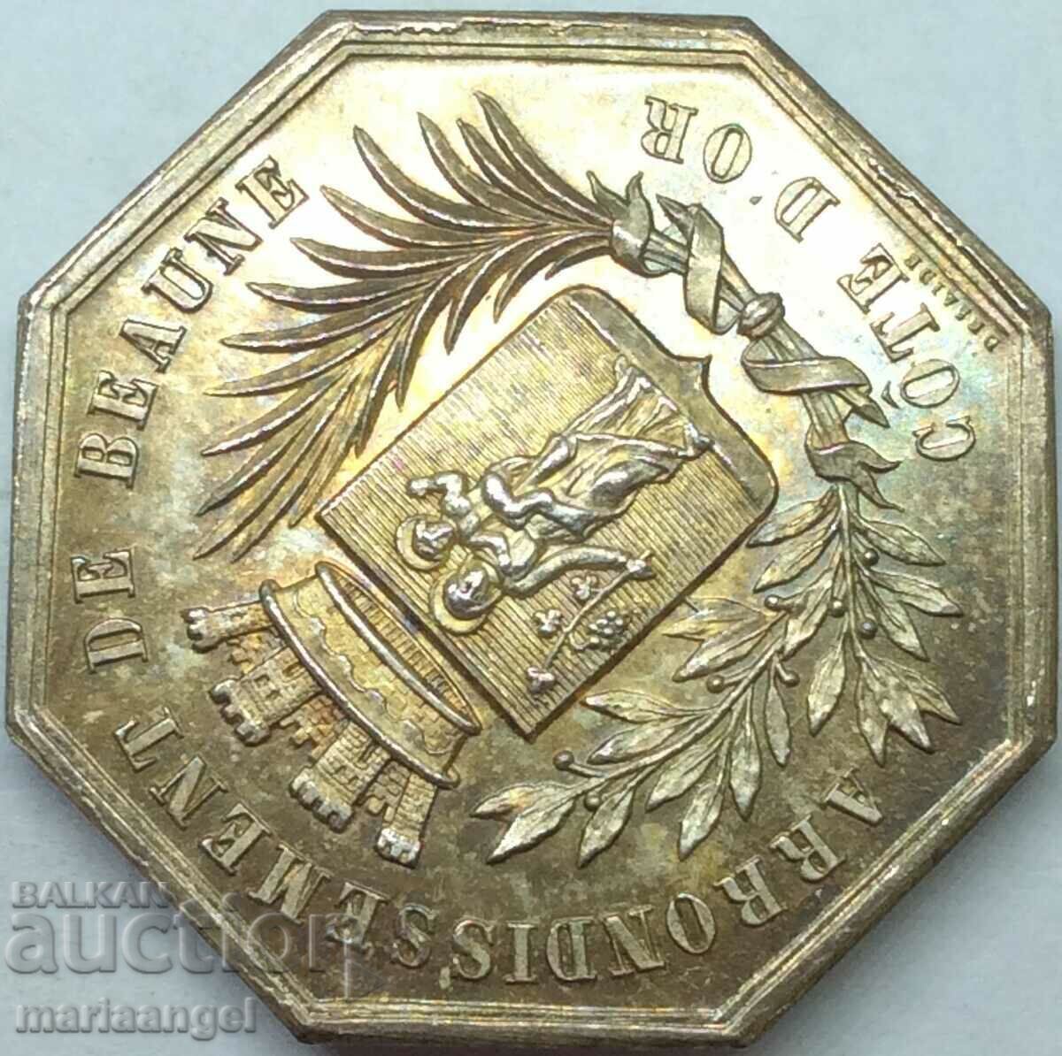 Delivery of France token Chamber of Notaries UNC 16.1g silver