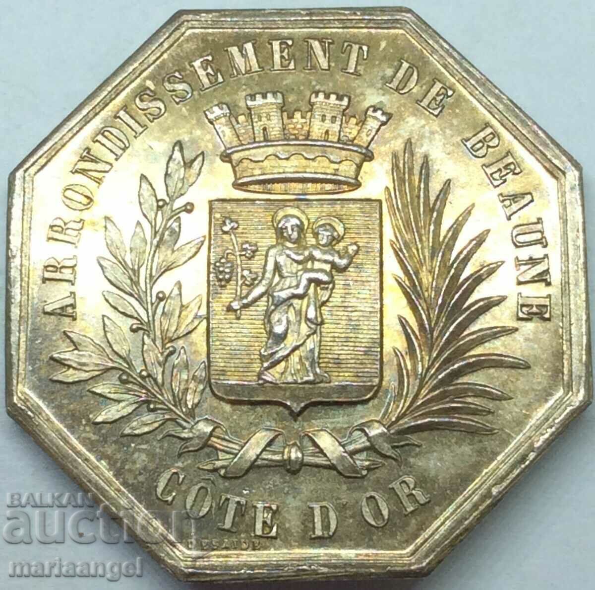 France token Chamber of Notaries UNC 16.1g silver