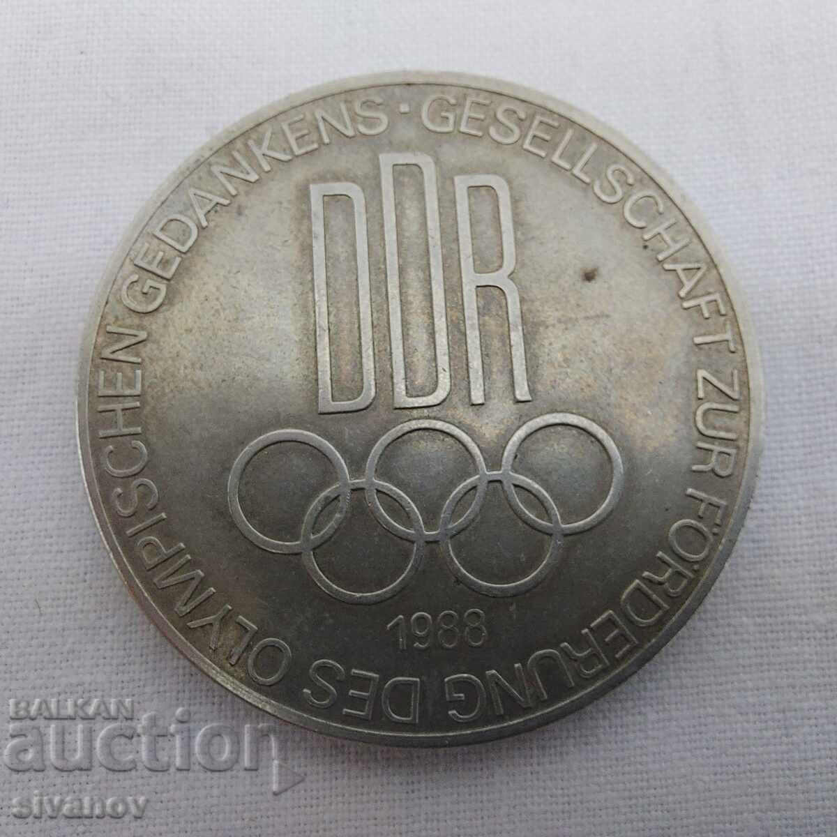 Παλαιό πλακέ μετάλλιο 1987 ΓΛΔ Μπόμπσλεϊ #2566 με τιμή 14.99 BGN | € 7.66 Παλαιό πλακέ μετάλλιο 1987 ΓΛΔ Μπόμπσλεϊ #2566 με τιμή 14.99 BGN | € 7.66