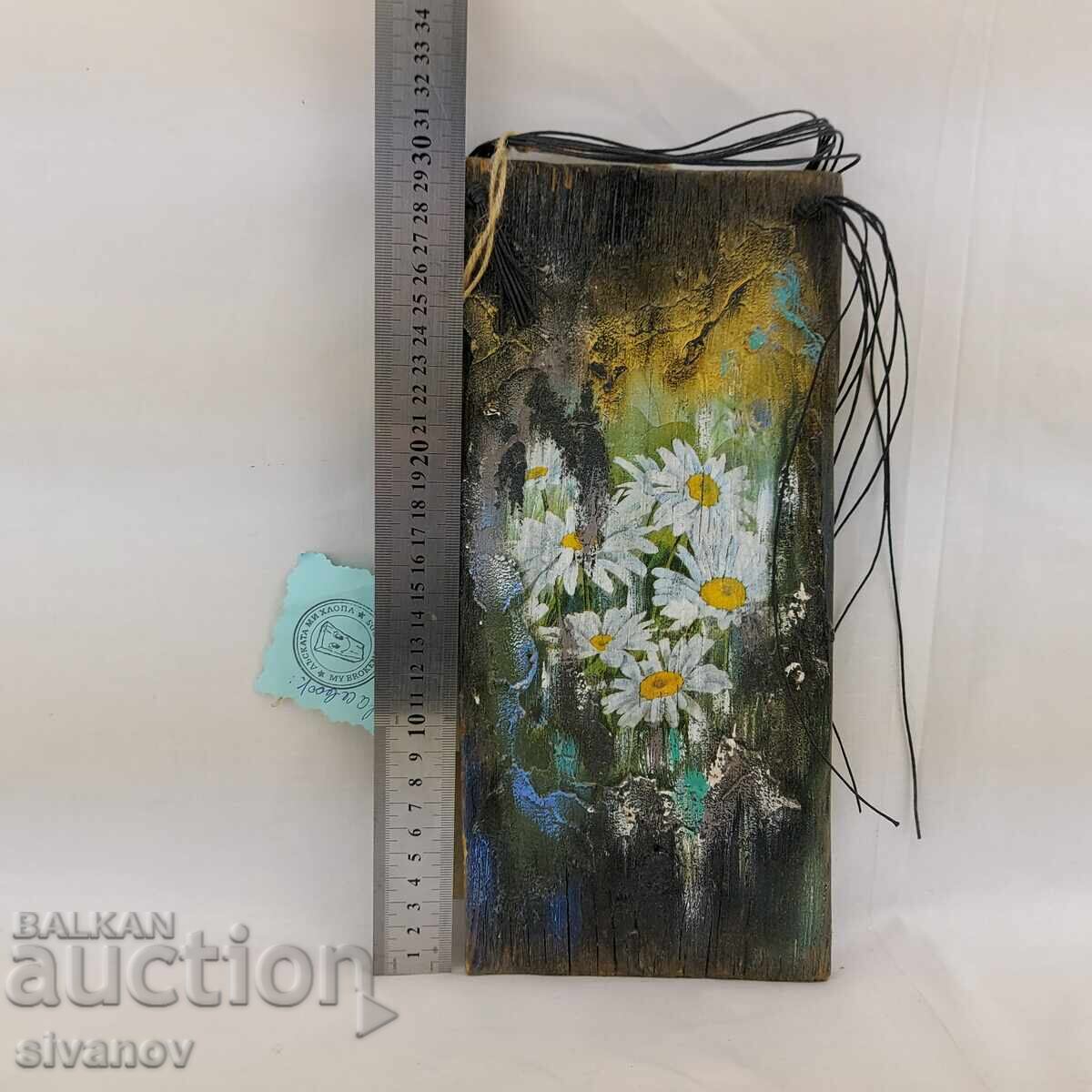 Interesting painting on a board "My board is knocking" #2569 - 5 Interesting painting on a board "My board is knocking" #2569 - 5