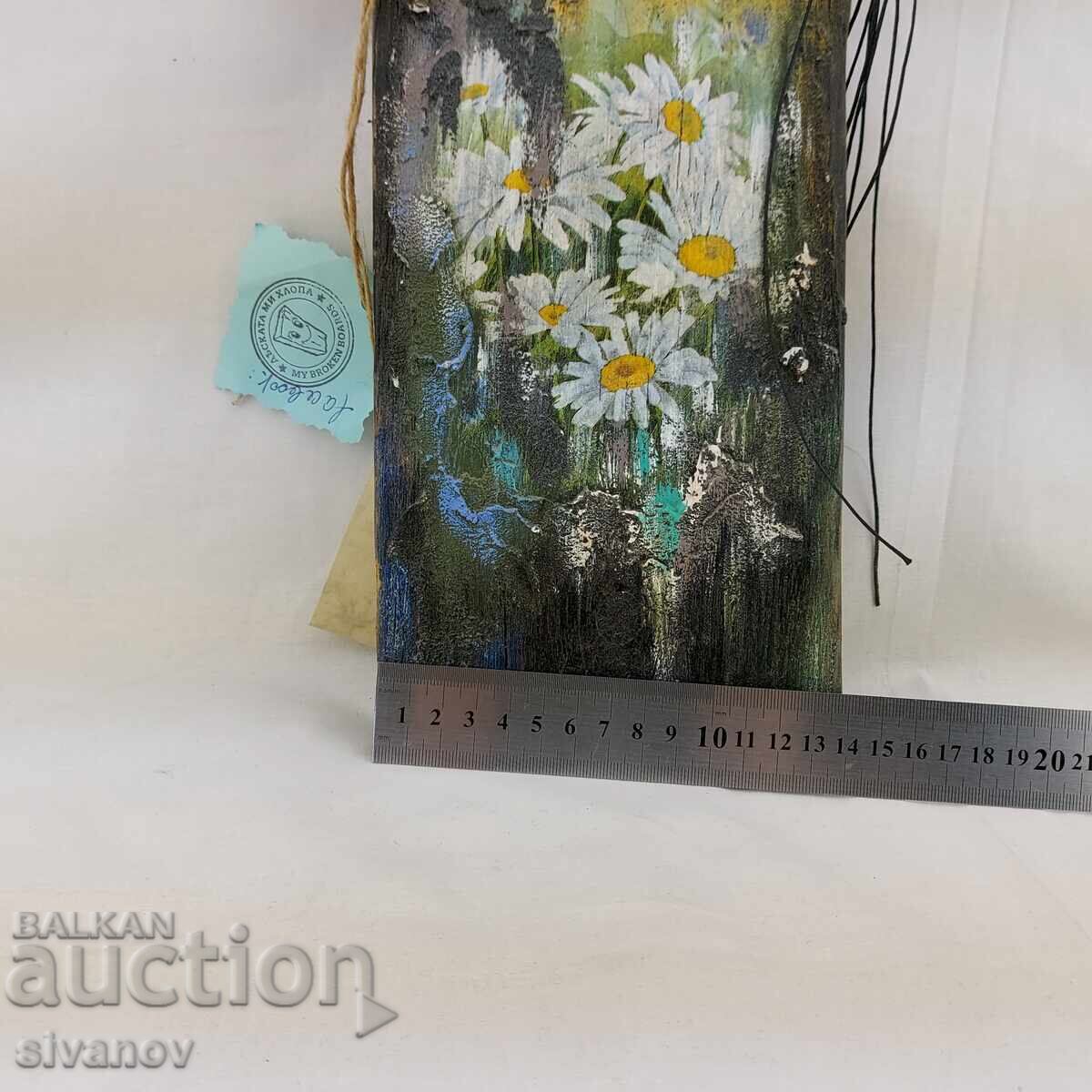 Interesting painting on a board "My board is knocking" #2569 - 6 Interesting painting on a board "My board is knocking" #2569 - 6