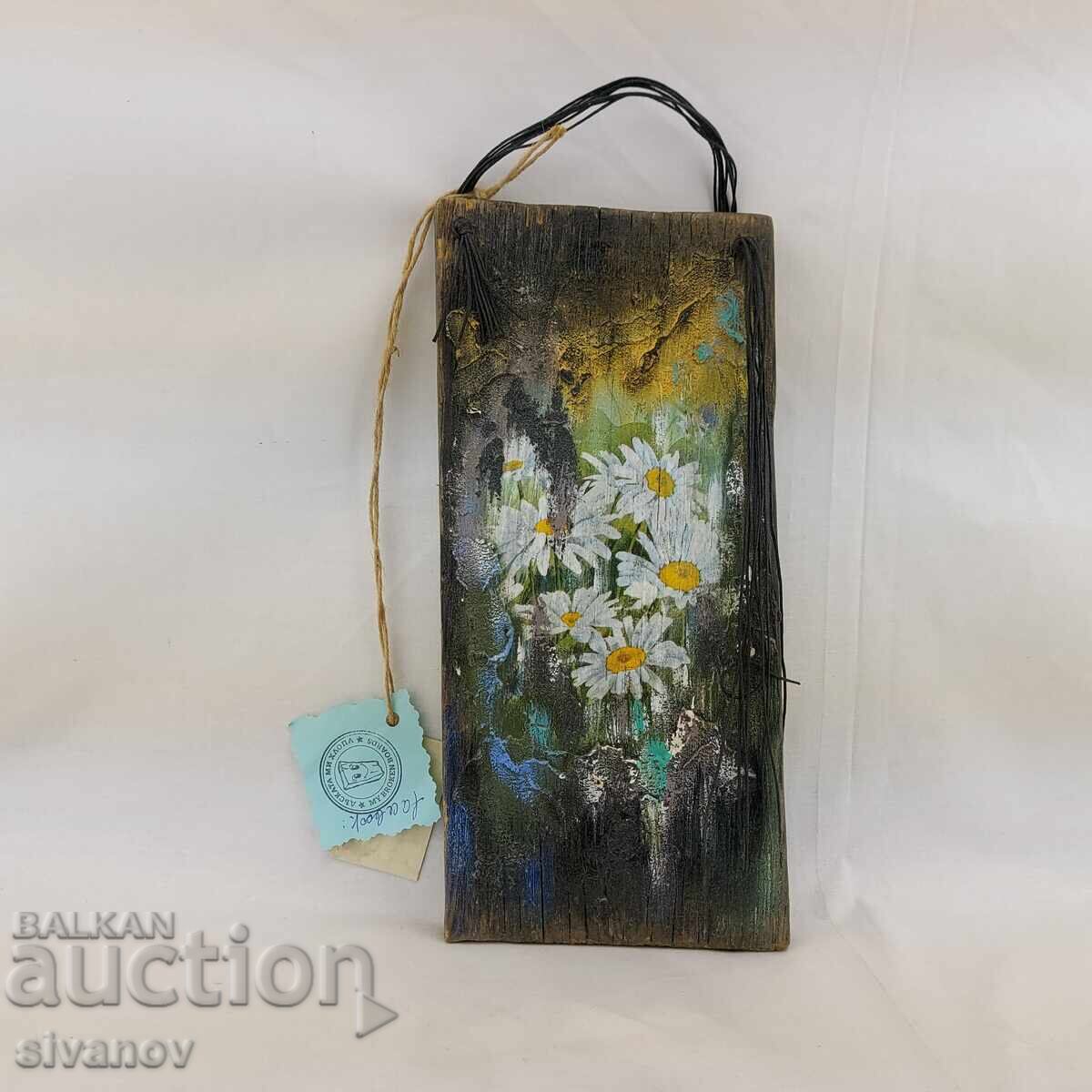 Interesting painting on a board "My board is knocking" #2569 Interesting painting on a board "My board is knocking" #2569