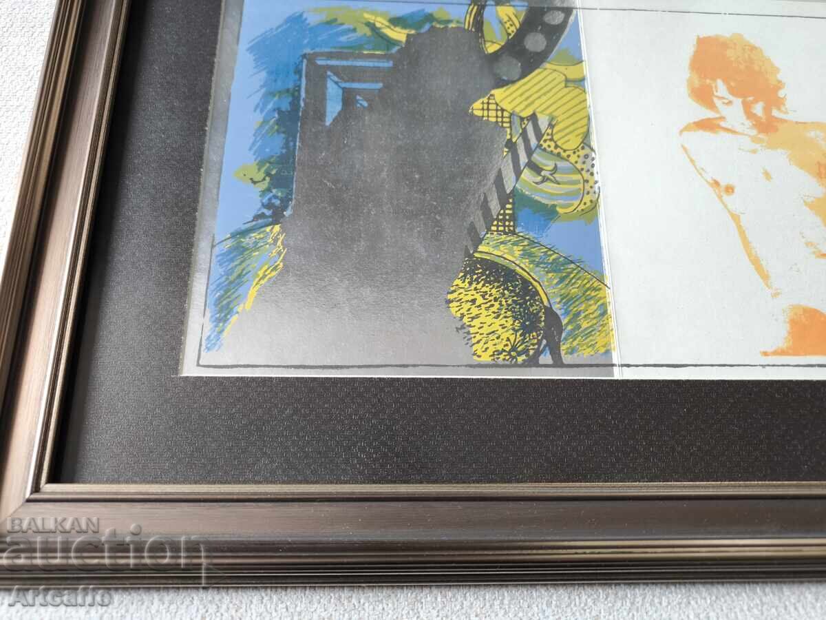 Licitație Serigrafie color originală