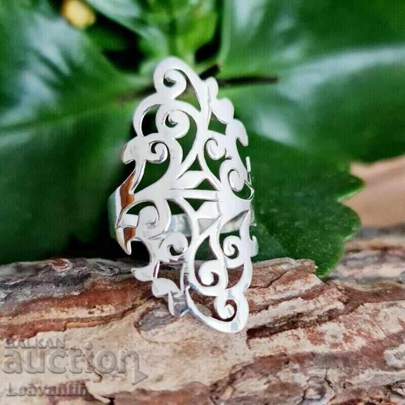 Silver ring - 5 Silver ring - 5