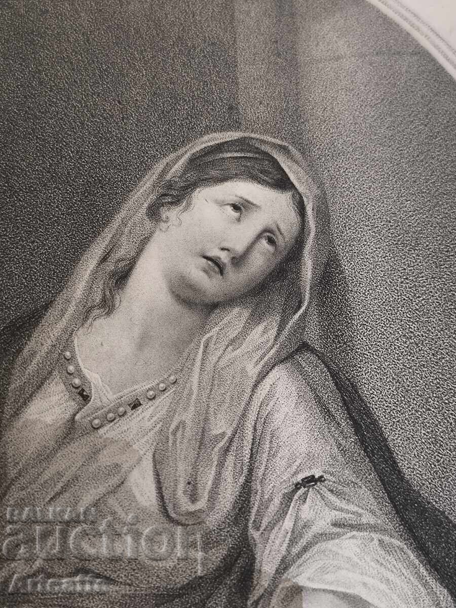 Gravură antică – Sinuciderea Cleopatrei - 5