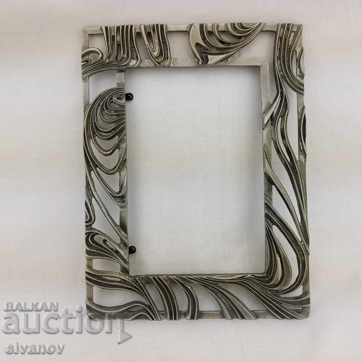 Ramă foto metalică interesantă #2572