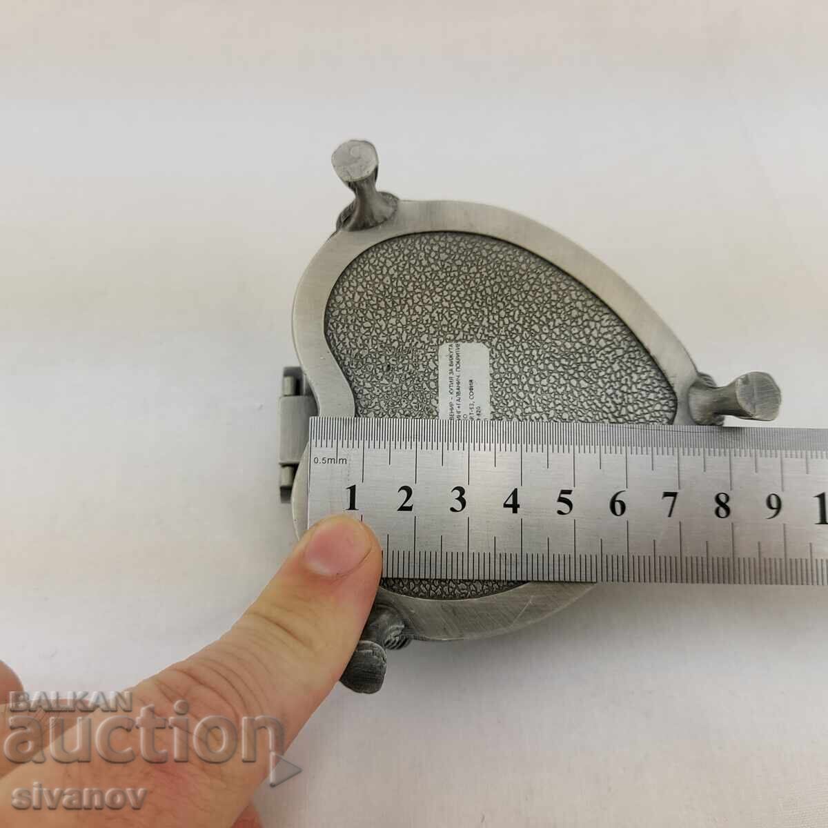 Cutie metalică interesantă pentru bijuterii inimă #2591 - 7